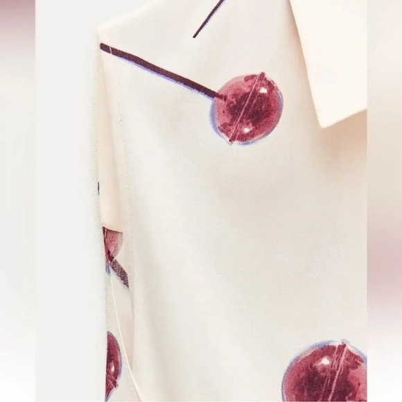 NWT Zara ZW Collection Poplin Lollipop Dress - Picture 9 of 13